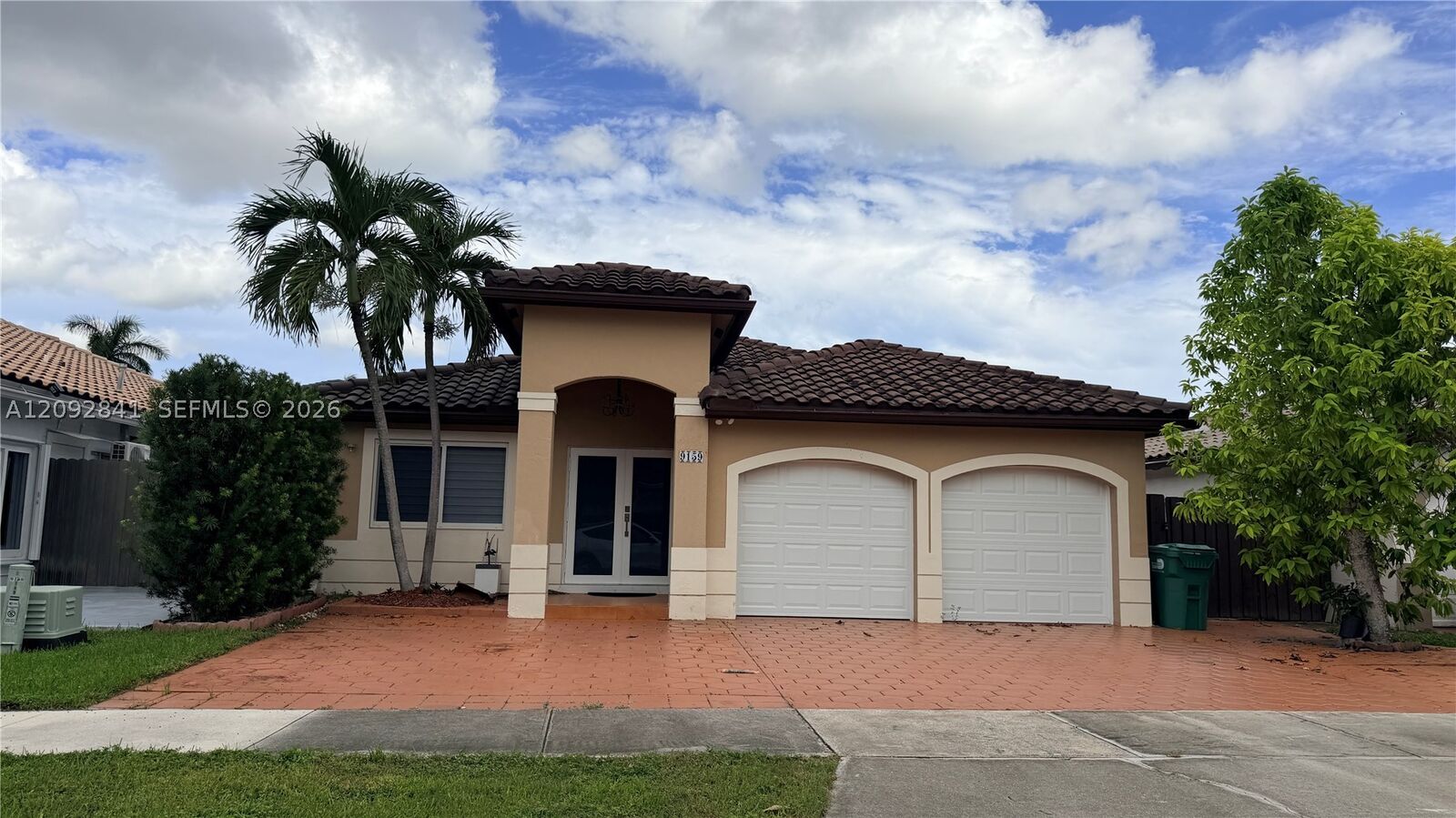 Property Photo: 9159 SW 157th Ct FL 33196