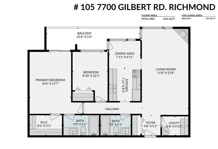 Property Photo:  7700 Gilbert Road 105  BC V7C 3W2 