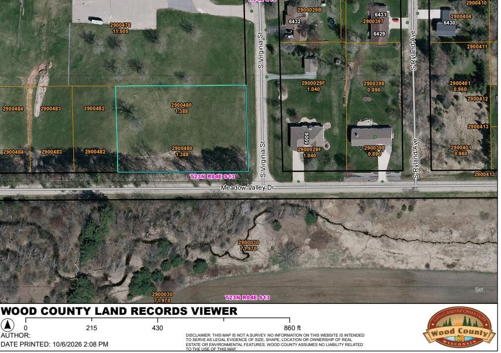 Property Photo:  000 Meadow Valley Drive  WI 54489 
