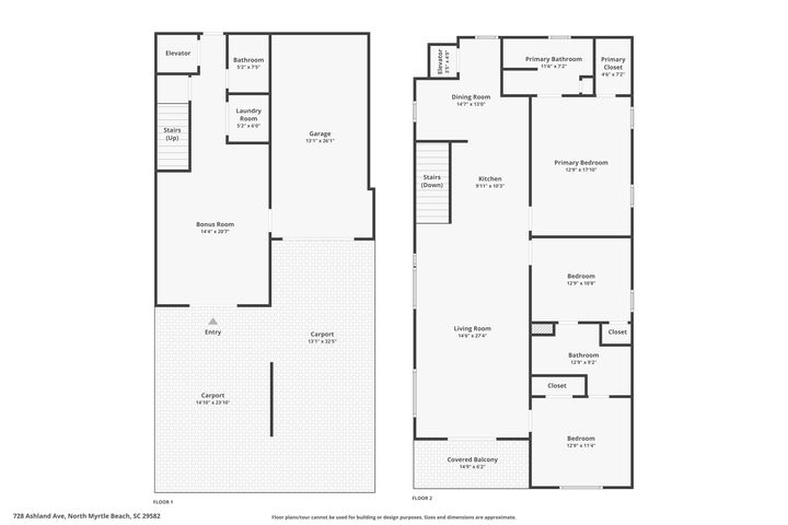 Property Photo:  728 Ashland Ave.  SC 29582 