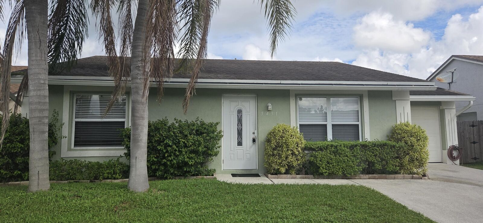 Property Photo: 5451 Chicory Lane FL 33463