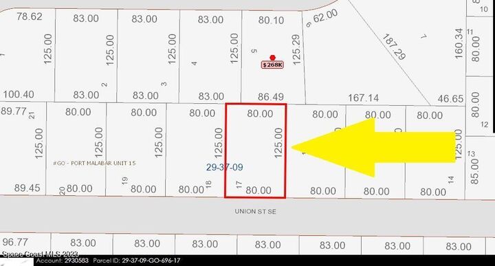 Property Photo: 1357 Union Street SE FL 32909