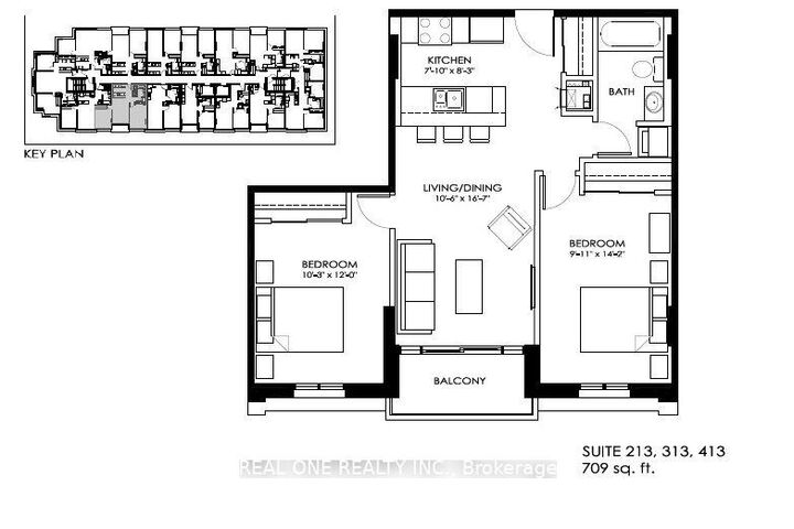Property Photo:  810 King Street W 313  ON L8S 0A7 