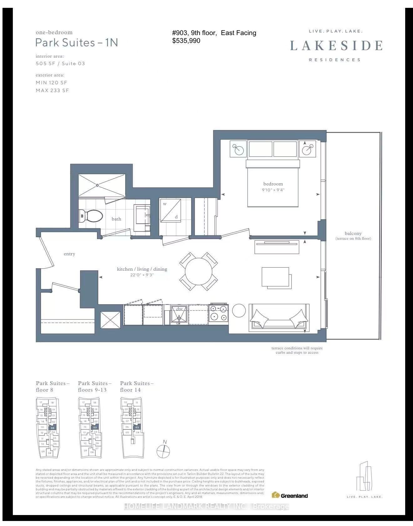 Property Photo:  215 Lakeshore Boulevard E 903  ON M5A 0S1 