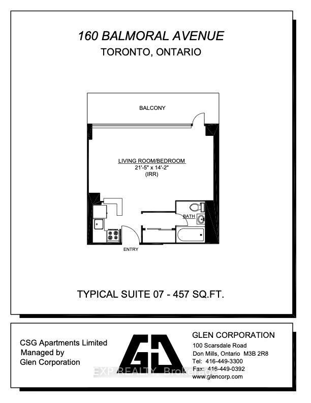 Property Photo:  160 Balmoral Avenue 1007  ON M4V 1J7 