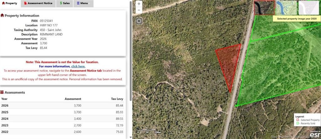 Property Photo:  Na Highway 177  NB E5K 1A4 