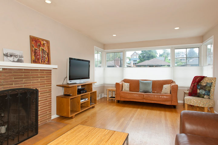 Property Photo: Living room 2633 32nd Ave W  WA 98199 