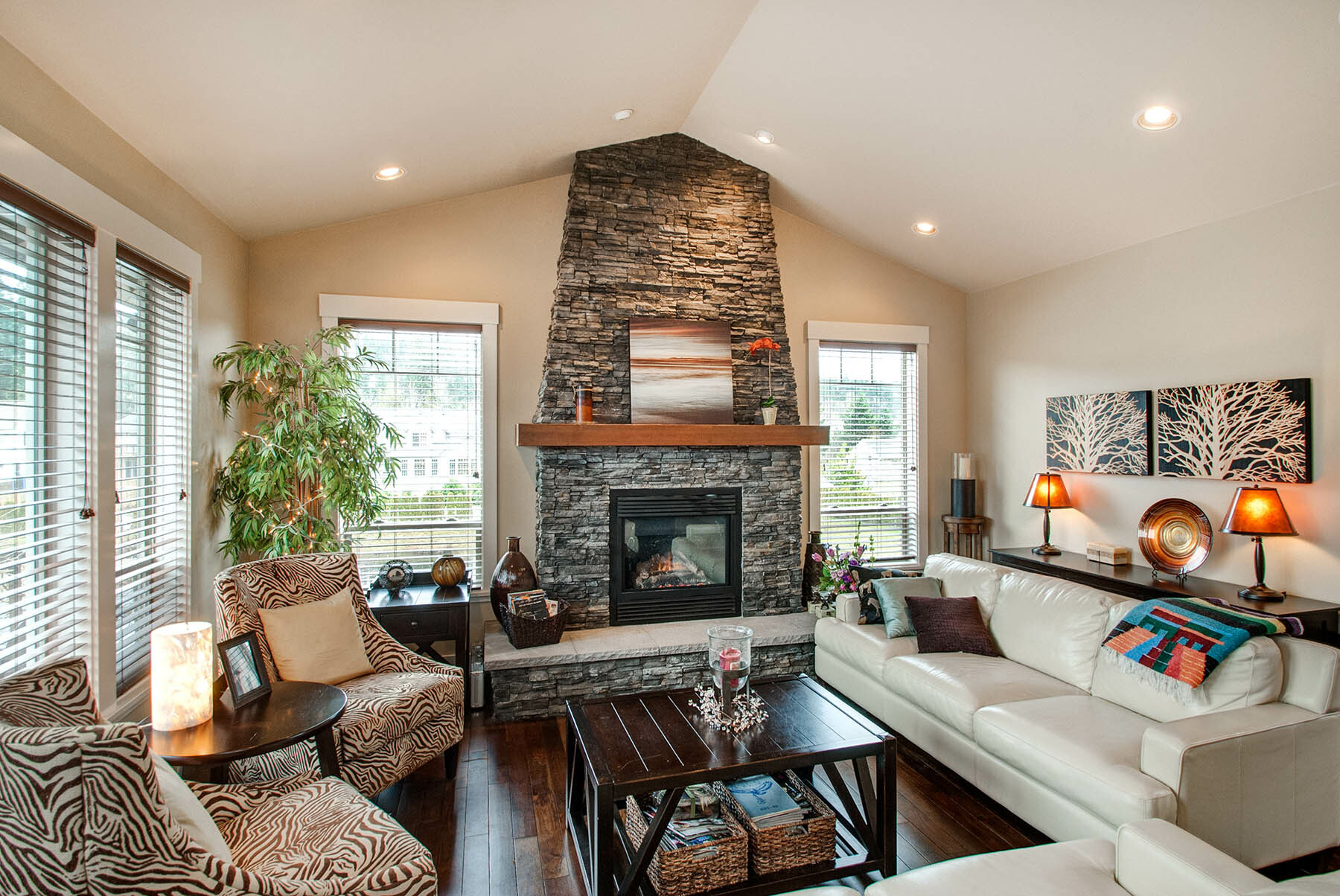 Property Photo: Living room fireplace 1480 Sunnybrook Lane  WA 98226 