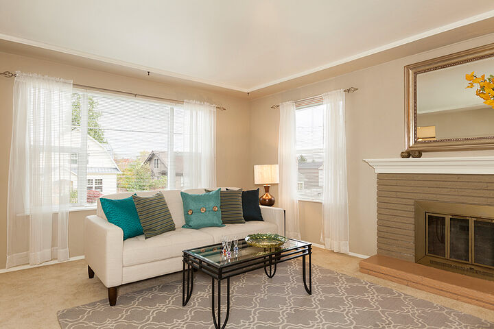 Property Photo: Living room 7041 14th Ave NW  WA 98117 