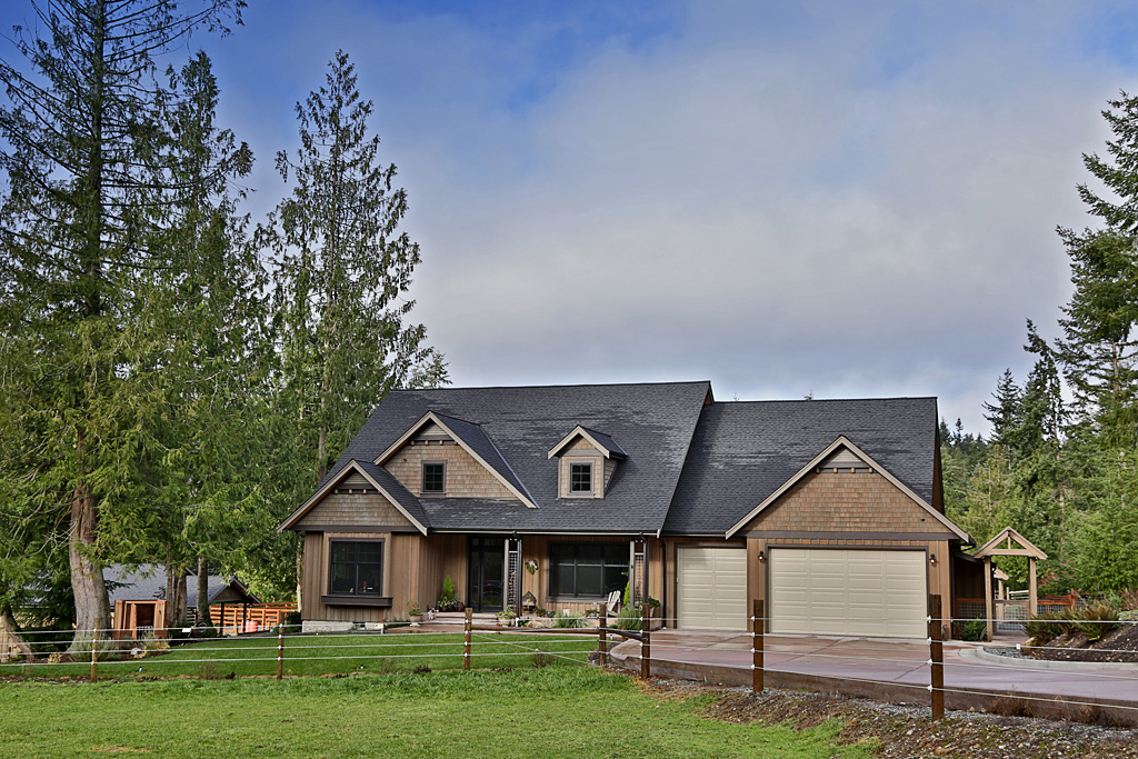 Property Photo: Custom home with shop and barn on acreage 4588 Saratoga Downs Place  WA 98260 