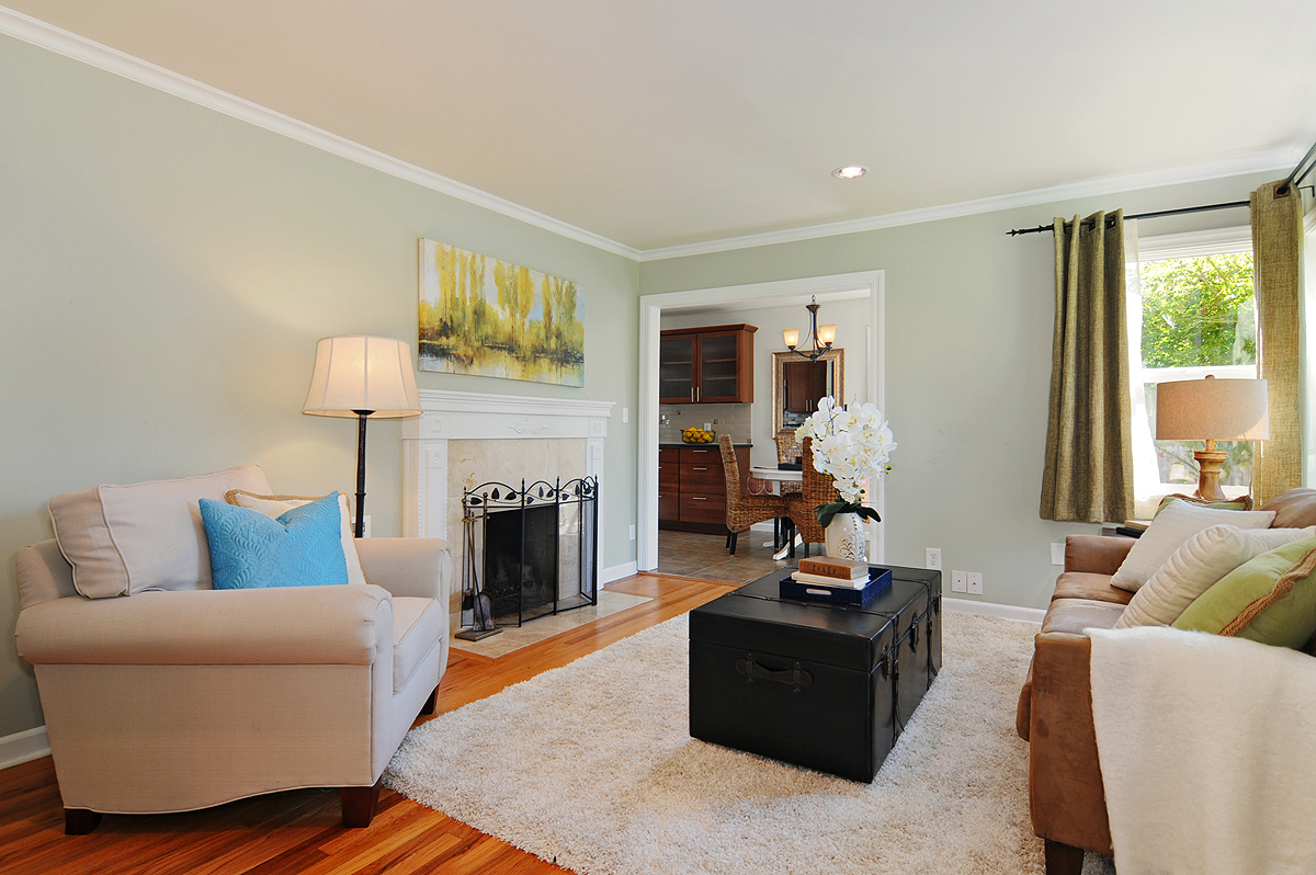 Property Photo: Living room, dining area, kitchen 9728 45th Ave NE  WA 98115 